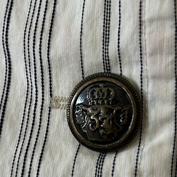 VTG Johnny Was The Melissa Blazer by 3J Workshop Lace Trim Fitted Metal Snaps - Picture 5 of 14